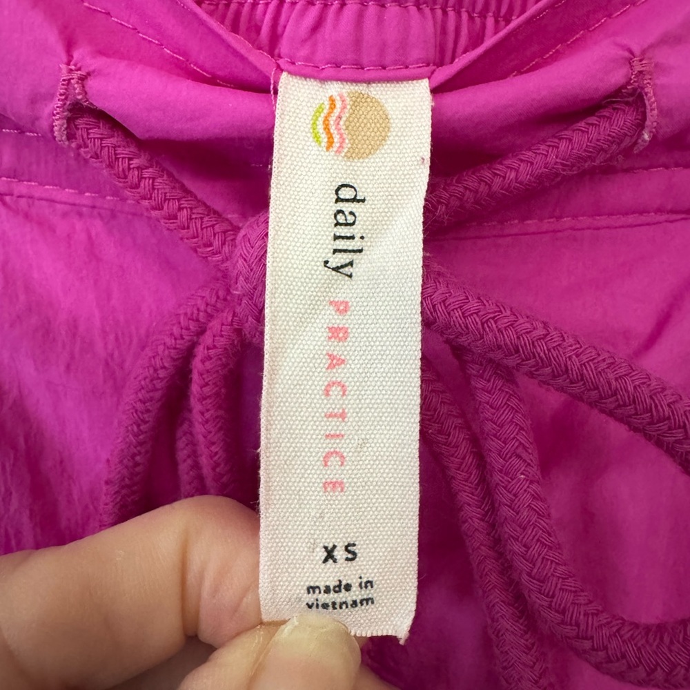 Daily Practice Pink Base Jump Cargo Parachute Pants XS - Picture 3 of 10